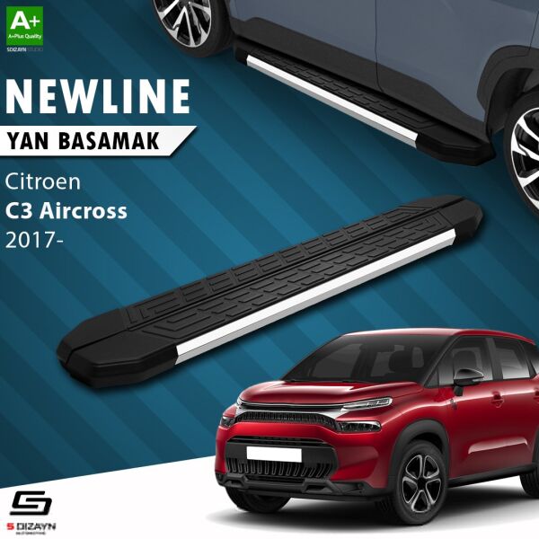 Citroen C3 Aircross NewLine Krom Yan Basamak 183 Cm 2017 Üzeri A+ Kalite