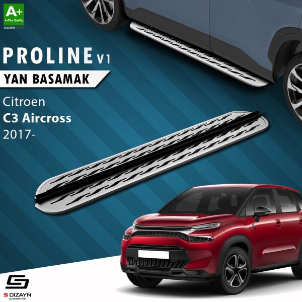 Citroen C3 Aircross OEM Still Pro V2 Aluminyum Yan Basamak 183 Cm 2017 Üzeri A+ Kalite