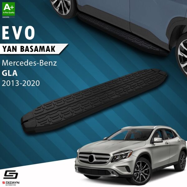 Mercedes GLA X156 Evo Siyah Yan Basamak 183 Cm 2013-2020 A+ Kalite