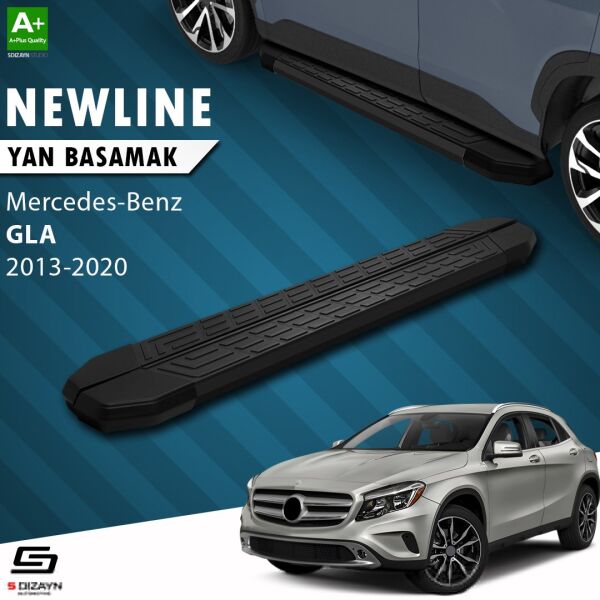 Mercedes GLA X156 NewLine Siyah Yan Basamak 183 Cm 2013-2020 A+ Kalite