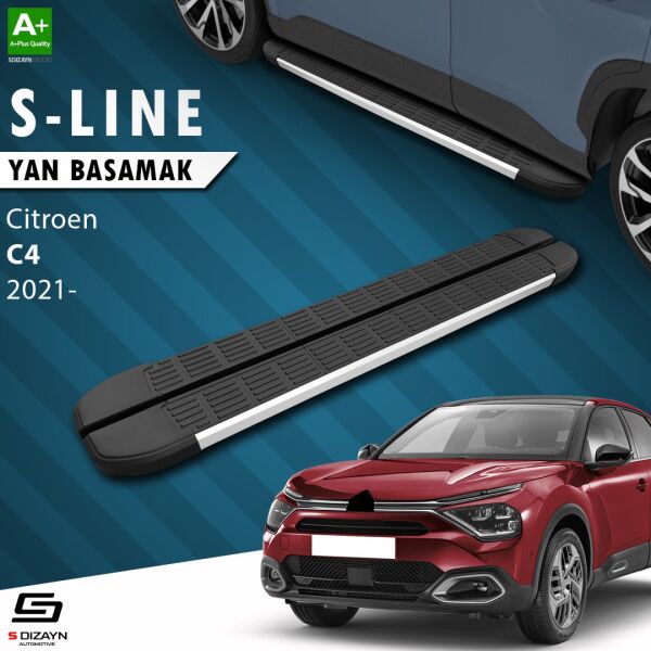 Citroen C4 3 S-Line Aluminyum Yan Basamak 183 Cm 2021 Üzeri A+ Kalite