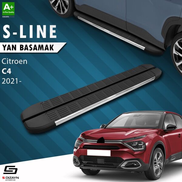 Citroen C4 3 S-Line Krom Yan Basamak 183 Cm 2021 Üzeri A+ Kalite