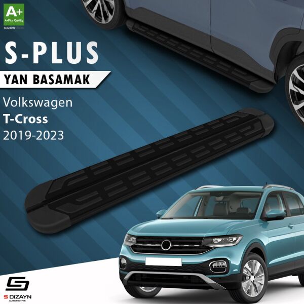 VW T-Cross S-Plus Siyah Yan Basamak 173 Cm 2019-2023 A+ Kalite