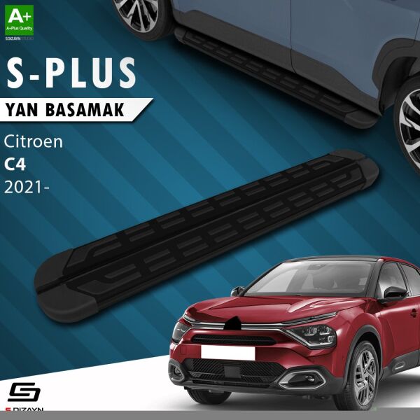 Citroen C4 3 S-Plus Siyah Yan Basamak 183 Cm 2021 Üzeri A+ Kalite
