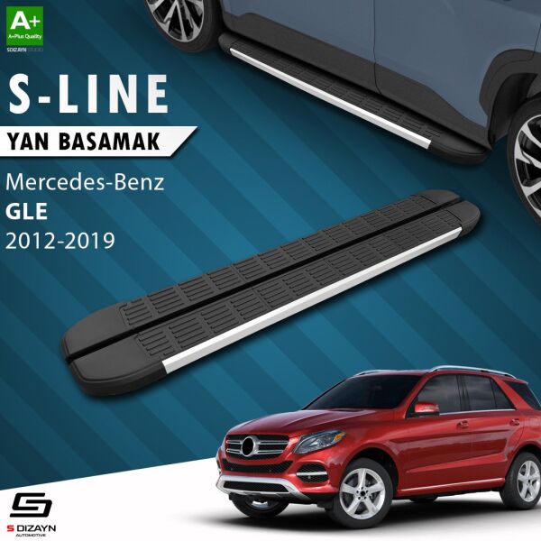 Mercedes GLE W166 S-Line Aluminyum Yan Basamak 193 Cm 2012-2019 A+ Kalite