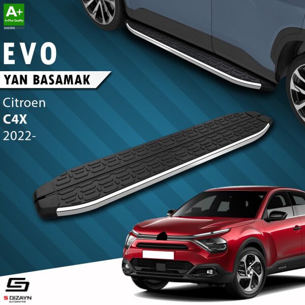Citroen C4 X Evo Krom Yan Basamak 183 Cm 2022 Üzeri A+ Kalite