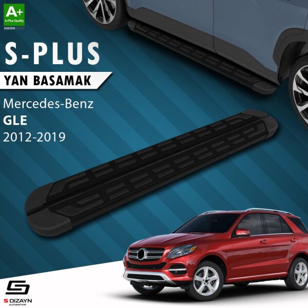 Mercedes GLE W166 S-Plus Siyah Yan Basamak 193 Cm 2012-2019 A+ Kalite