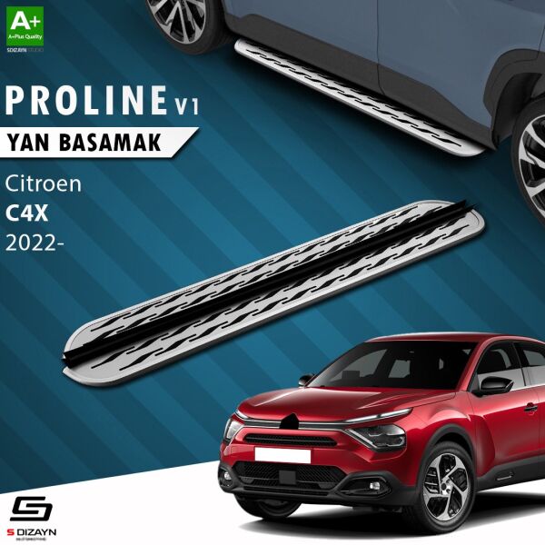 Citroen C4 X OEM Still Pro V2 Aluminyum Yan Basamak 183 Cm 2022 Üzeri A+ Kalite