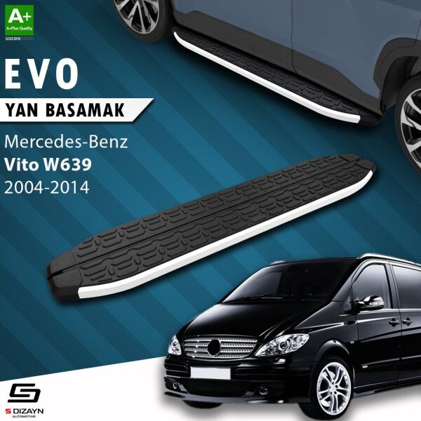 Mercedes Vito W639 Uzun Şase Evo Aluminyum Yan Basamak 253 Cm 2004-2014 A+ Kalite
