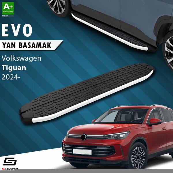 VW Tiguan 3 Evo Aluminyum Yan Basamak 183 Cm 2024 Üzeri A+ Kalite