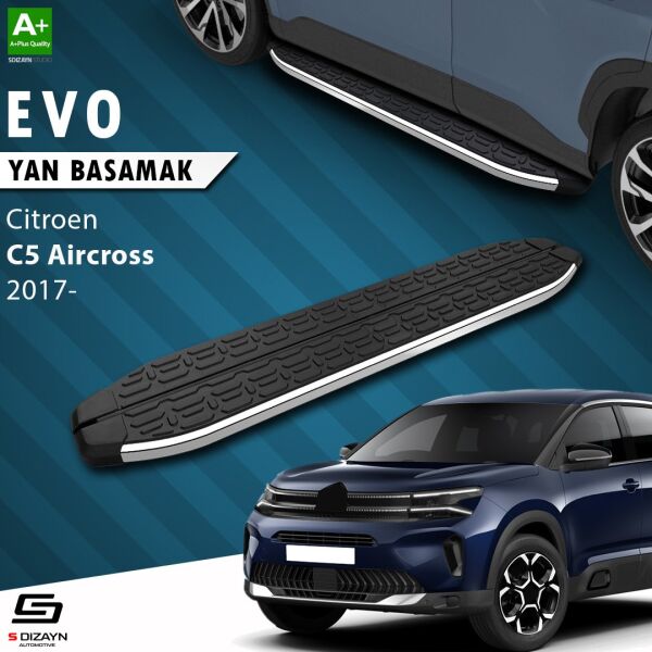 Citroen C5 Aircross Evo Krom Yan Basamak 193 Cm 2017 Üzeri A+ Kalite