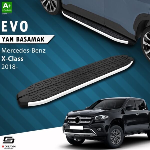 Mercedes X-Class Evo Aluminyum Yan Basamak 203 Cm 2018-2020 A+ Kalite