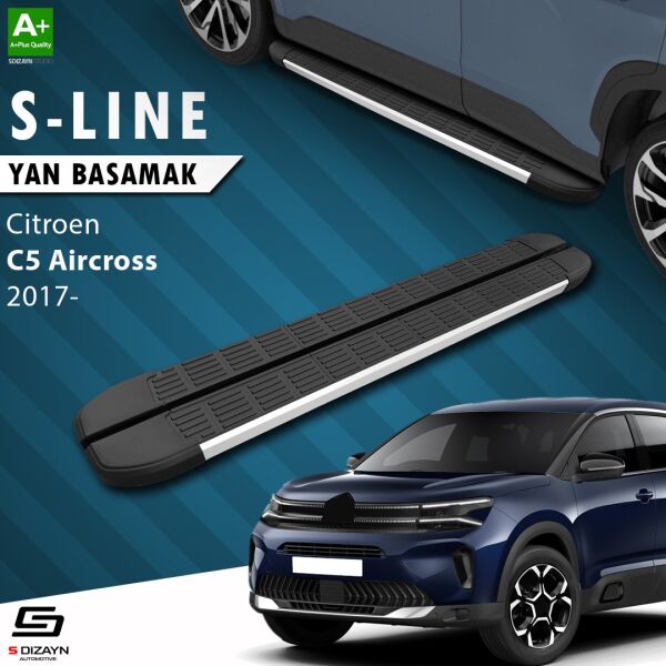 Citroen C5 Aircross S-Line Aluminyum Yan Basamak 193 Cm 2017 Üzeri A+ Kalite