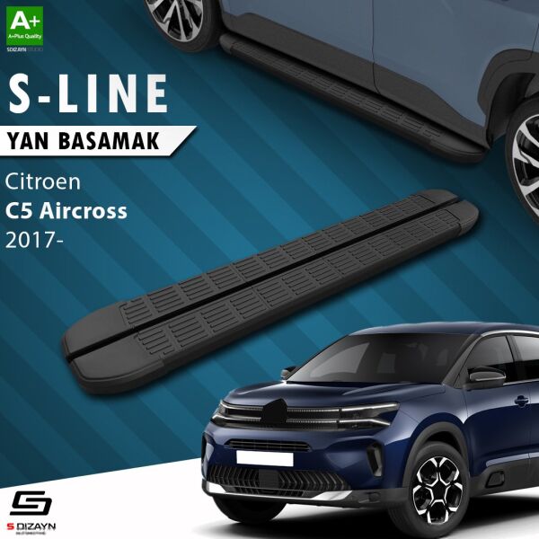 Citroen C5 Aircross S-Line Siyah Yan Basamak 193 Cm 2017 Üzeri A+ Kalite