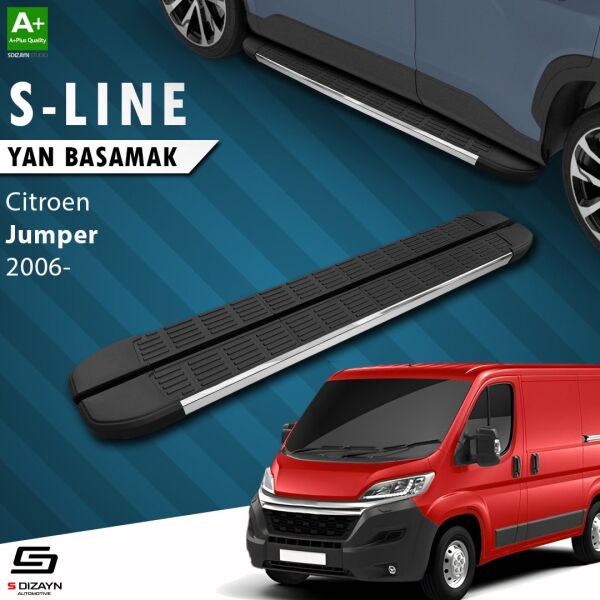 Citroen Jumper 3 Kısa Şase S-Line Krom Yan Basamak 203 Cm 2006-2022 A+ Kalite