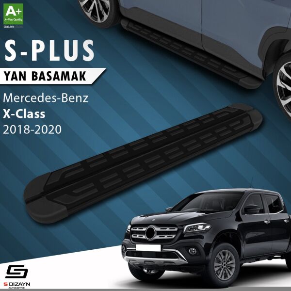 Mercedes X-Class S-Plus Siyah Yan Basamak 203 Cm 2018-2020 A+ Kalite