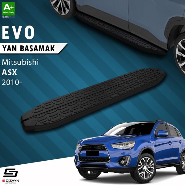 Mitsubishi ASX Evo Siyah Yan Basamak 183 Cm 2010 Üzeri A+ Kalite