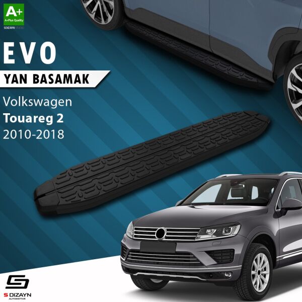 VW Touareg 2 Evo Siyah Yan Basamak 193 Cm 2010-2018 A+ Kalite