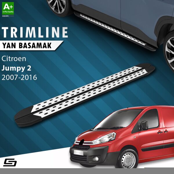 Citroen Jumpy 2 Kısa Şase TrimLine Gri Yan Basamak 220 Cm 2007-2016