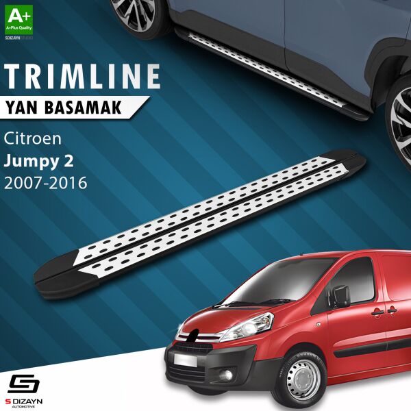 Citroen Jumpy 2 Uzun Şase TrimLine Gri Yan Basamak 230 Cm 2007-2016