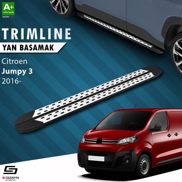 Citroen Jumpy 3 Kısa Şase TrimLine Gri Yan Basamak 213 Cm 2016 Üzeri A+ Kalite