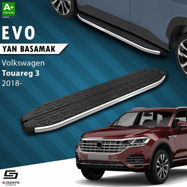 VW Touareg 3 Evo Krom Yan Basamak 193 Cm 2018 Üzeri A+ Kalite