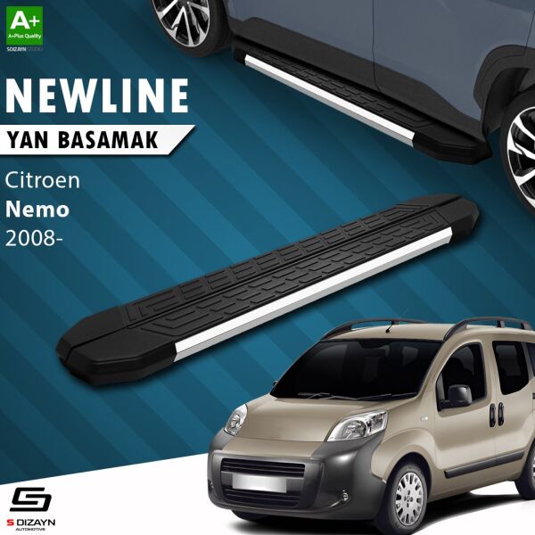Citroen Nemo NewLine Krom Yan Basamak 173 Cm 2008-2017 A+ Kalite