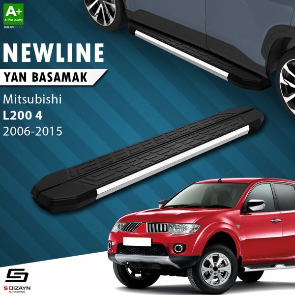 Mitsubishi L200 4 NewLine Krom Yan Basamak 193 Cm 2006-2011 A+ Kalite