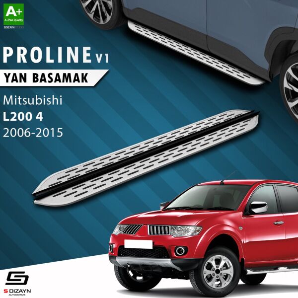 Mitsubishi L200 4 OEM Still Pro V1 Aluminyum Yan Basamak 193 Cm 2006-2015 A+ Kalite