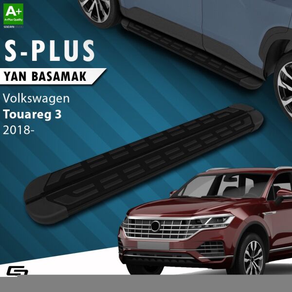 VW Touareg 3 S-Plus Siyah Yan Basamak 193 Cm 2018 Üzeri A+ Kalite