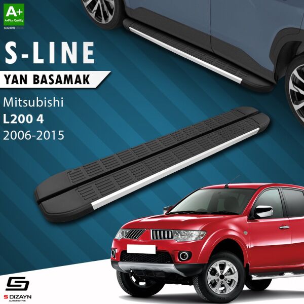 Mitsubishi L200 4 S-Line Aluminyum Yan Basamak 193 Cm 2006-2015 A+ Kalite