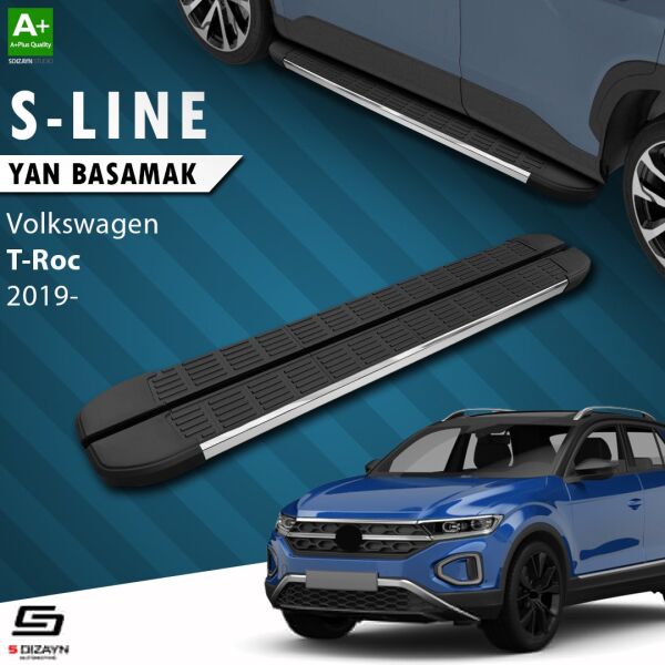 VW T-Roc S-Line Krom Yan Basamak 173 Cm 2019 Üzeri A+ Kalite