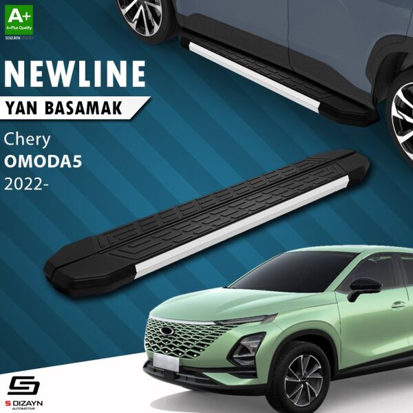 Chery Omoda5 NewLine Aluminyum Yan Basamak 183 Cm 2022 Üzeri A+ Kalite
