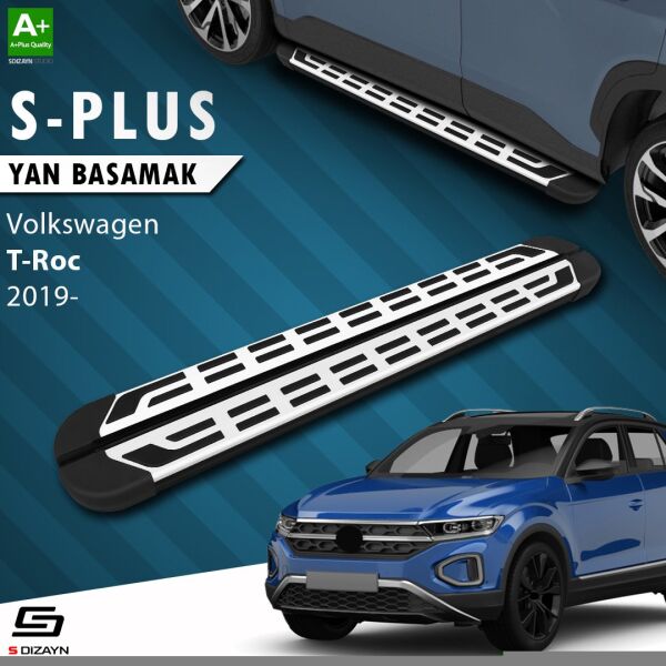 VW T-Roc S-Plus Gri Yan Basamak 173 Cm 2019 Üzeri A+ Kalite