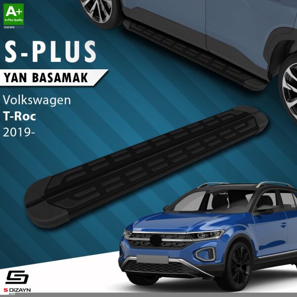 VW T-Roc S-Plus Siyah Yan Basamak 173 Cm 2019 Üzeri A+ Kalite