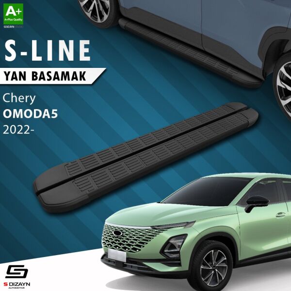 Chery Omoda5 S-Line Siyah Yan Basamak 183 Cm 2022 Üzeri A+ Kalite