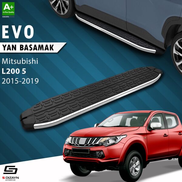 Mitsubishi L200 5 Evo Krom Yan Basamak 193 Cm 2015-2019 A+ Kalite