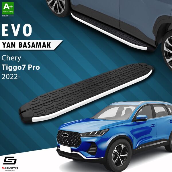 Chery Tiggo7 Pro Evo Aluminyum Yan Basamak 183 Cm 2022 Üzeri A+ Kalite