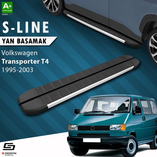 VW Transporter T4 Uzun Şase S-Line Aluminyum Yan Basamak 253 Cm 1995-2003 A+ Kalite