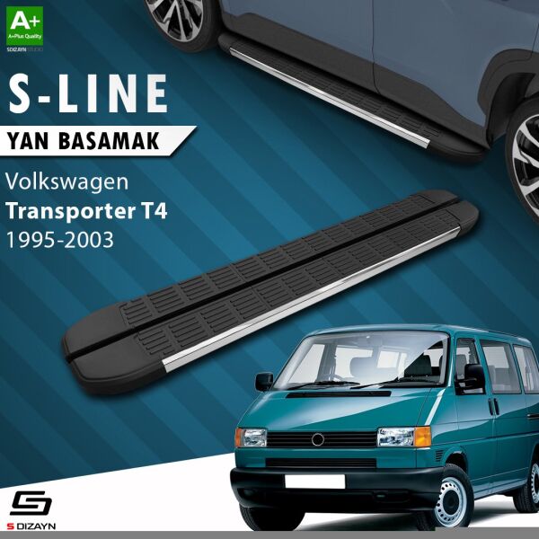 VW Transporter T4 Uzun Şase S-Line Krom Yan Basamak 253 Cm 1995-2003 A+ Kalite