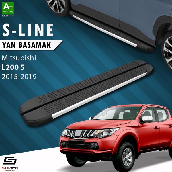 Mitsubishi L200 5 S-Line Aluminyum Yan Basamak 193 Cm 2015-2019 A+ Kalite