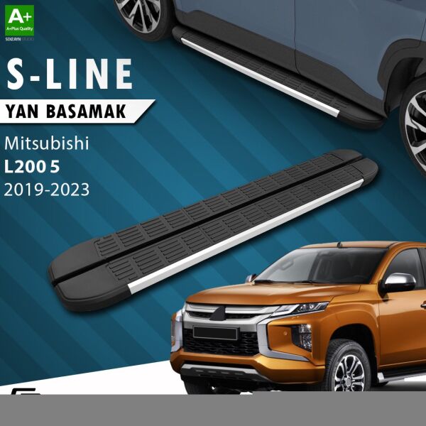 Mitsubishi L200 5 S-Line Aluminyum Yan Basamak 203 Cm 2019 Üzeri A+ Kalite