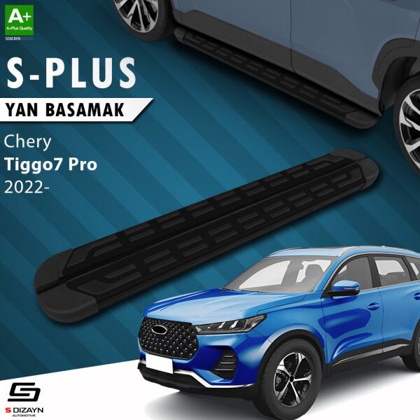 Chery Tiggo7 Pro S-Plus Siyah Yan Basamak 183 Cm 2022 Üzeri A+ Kalite