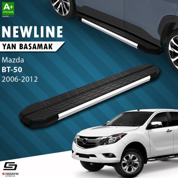 Mazda BT-50 Pick-Up NewLine Krom Yan Basamak 193 Cm 2006-2012 A+ Kalite