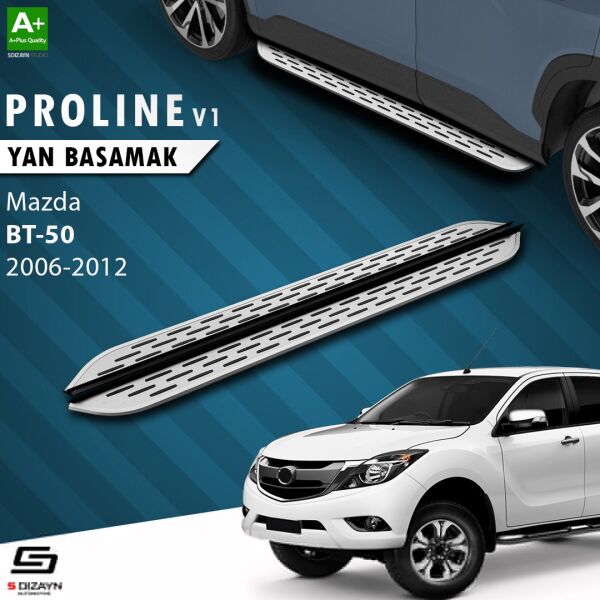 Mazda BT-50 Pick-Up OEM Still Pro V1 Aluminyum Yan Basamak 193 Cm 2006-2012 A+ Kalite