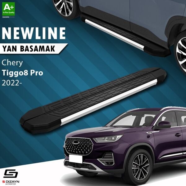 Chery Tiggo8 Pro NewLine Krom Yan Basamak 183 Cm 2022 Üzeri A+ Kalite