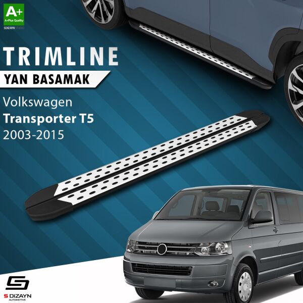 VW Transporter T5 Kısa Şase TrimLine Gri Yan Basamak 215 Cm 2003-2015 A+ Kalite