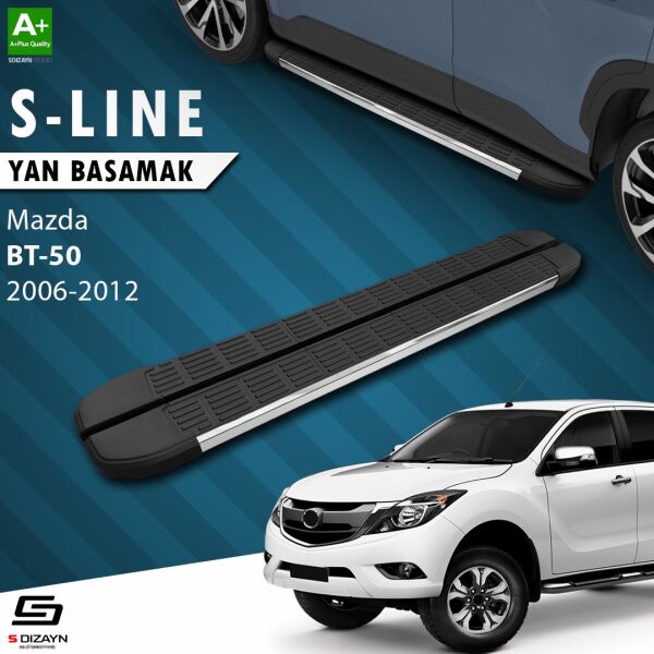 Mazda BT-50 Pick-Up S-Line Krom Yan Basamak 193 Cm 2006-2012 A+ Kalite