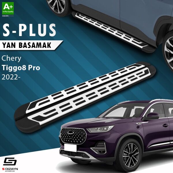 Chery Tiggo8 Pro S-Plus Gri Yan Basamak 183 Cm 2022 Üzeri A+ Kalite