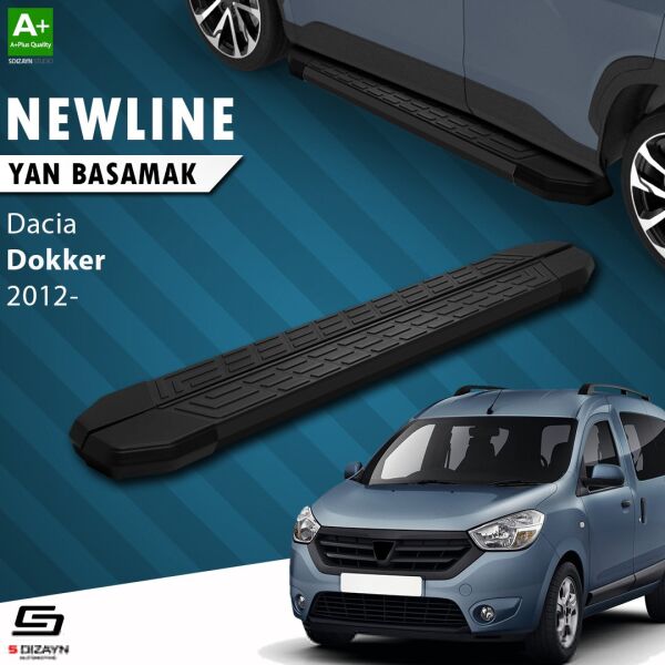 Dacia Dokker NewLine Siyah Yan Basamak 203 Cm 2012 Üzeri A+ Kalite